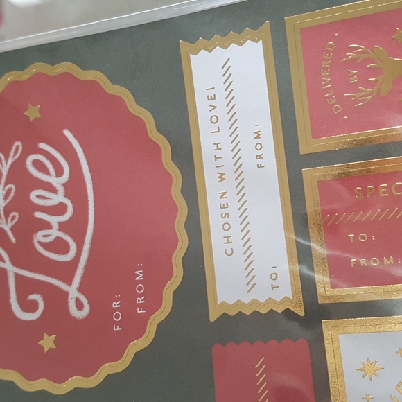 🎅🏼 100 Stickers Gift Tags (10 Sheets) - Picture 6 of 17